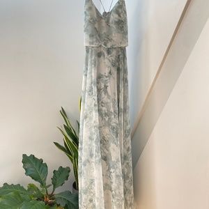 Jenny Yoo Inesse Morning Mist Dress